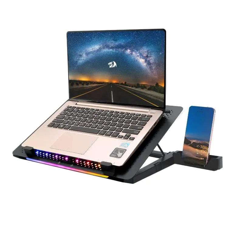 Redragon Rgb Gaming Notebook Stand With Fans Rd Gcp500