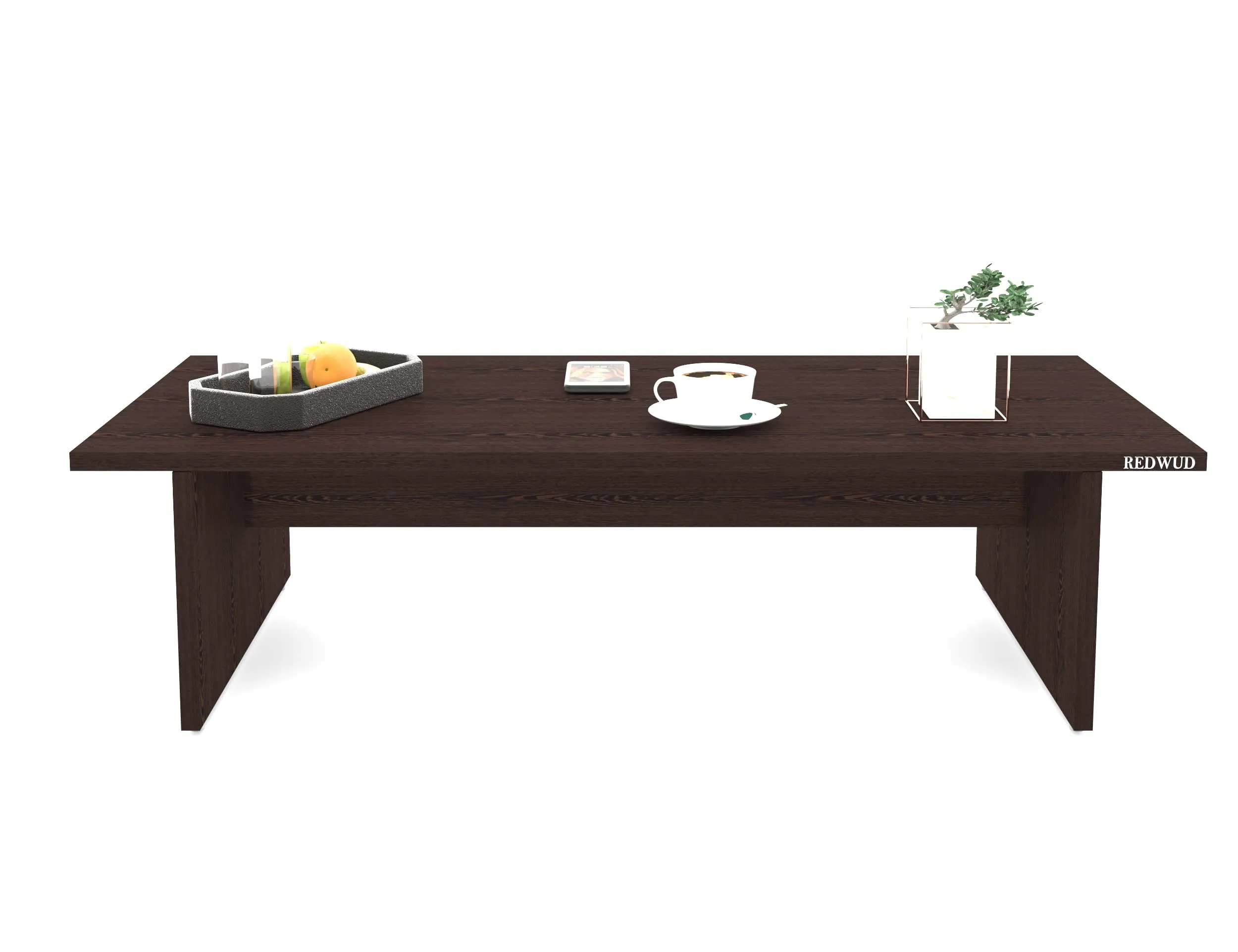 Redwud Maxilla Engineered Wood Coffee Table/Centre Table/Tea Table for Living Room (Wenge, Matte Finsh) D.I.Y