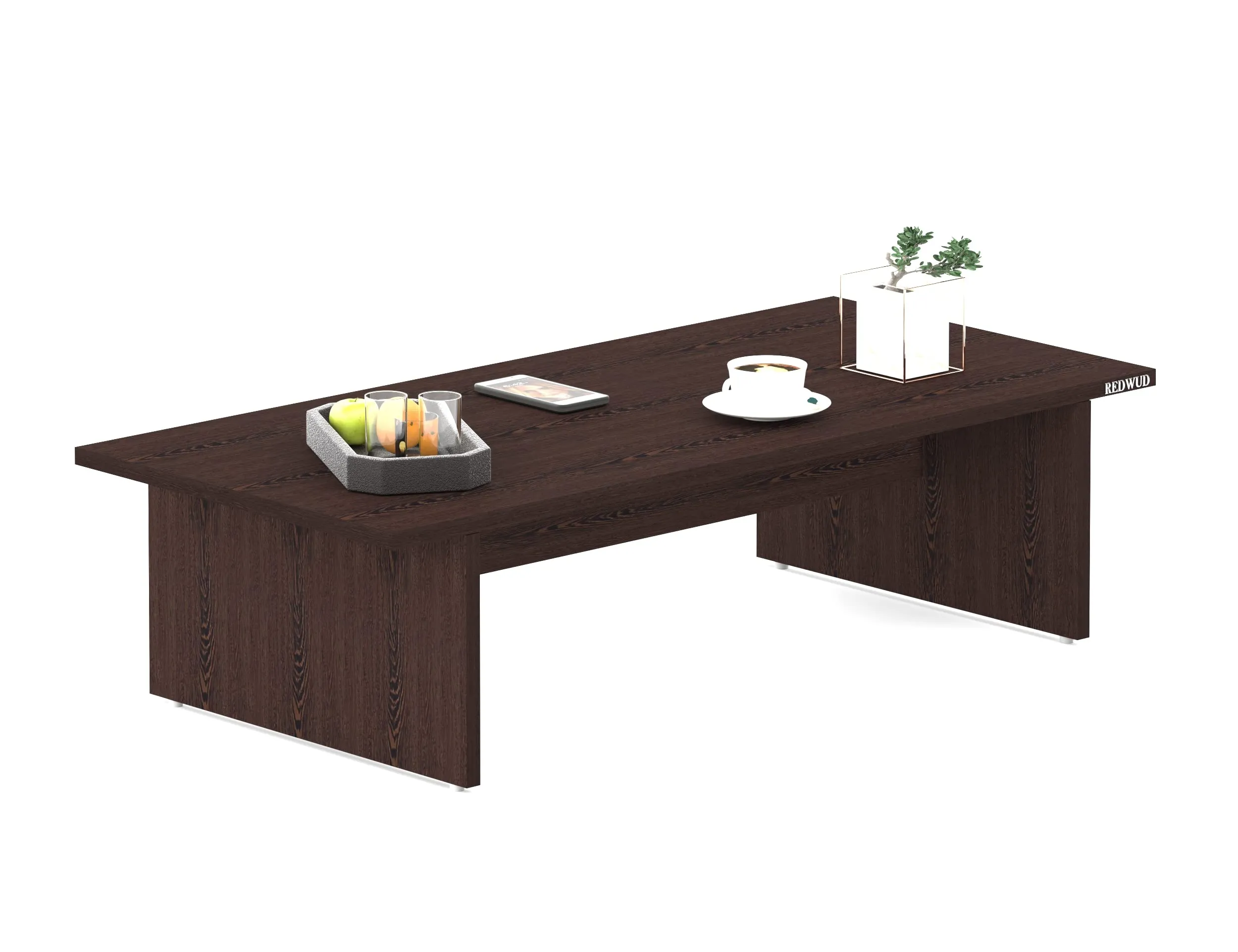 Redwud Maxilla Engineered Wood Coffee Table/Centre Table/Tea Table for Living Room (Wenge, Matte Finsh) D.I.Y