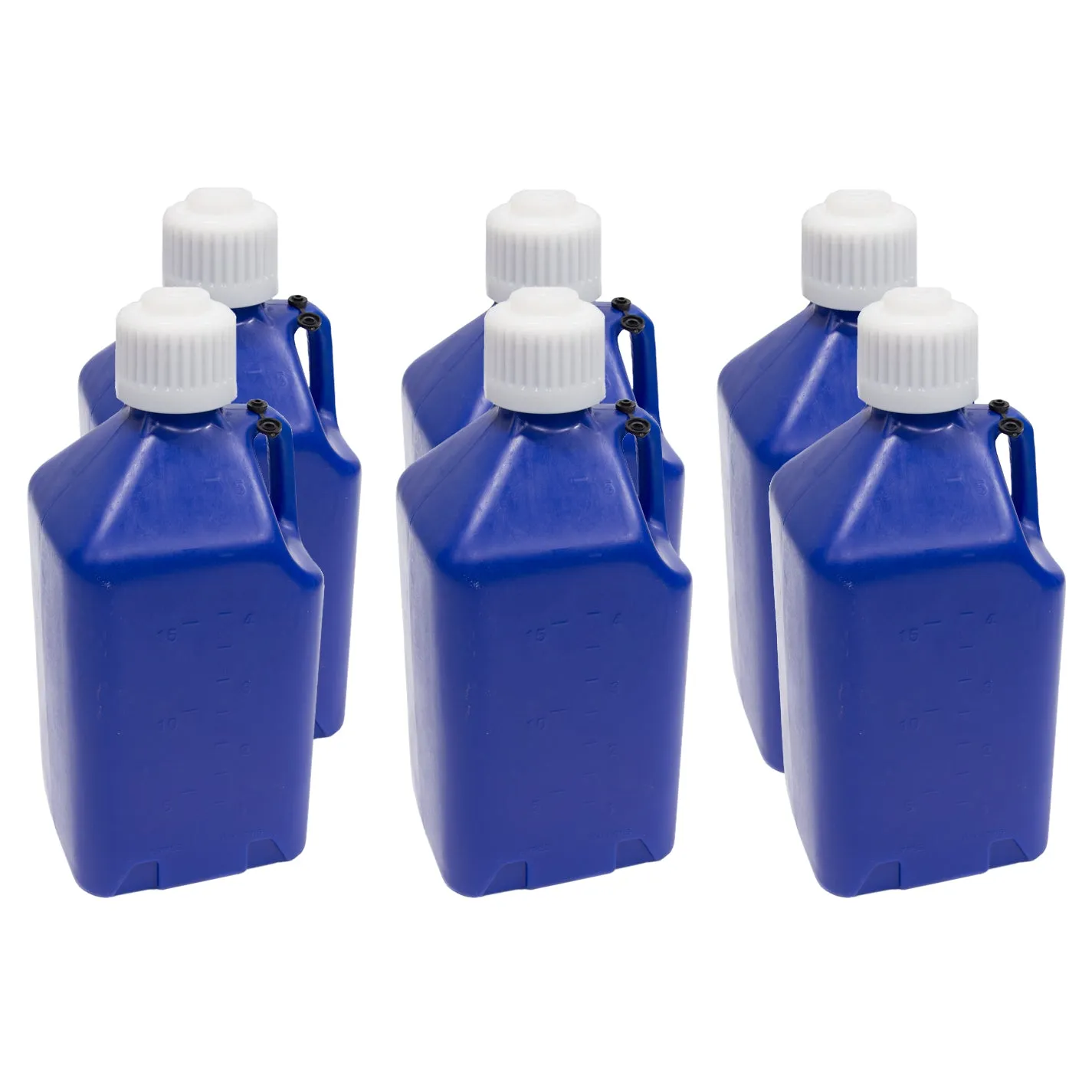 Scribner Plastics 5 Gallon Utility Jug - Dark Blue (Case of 6)