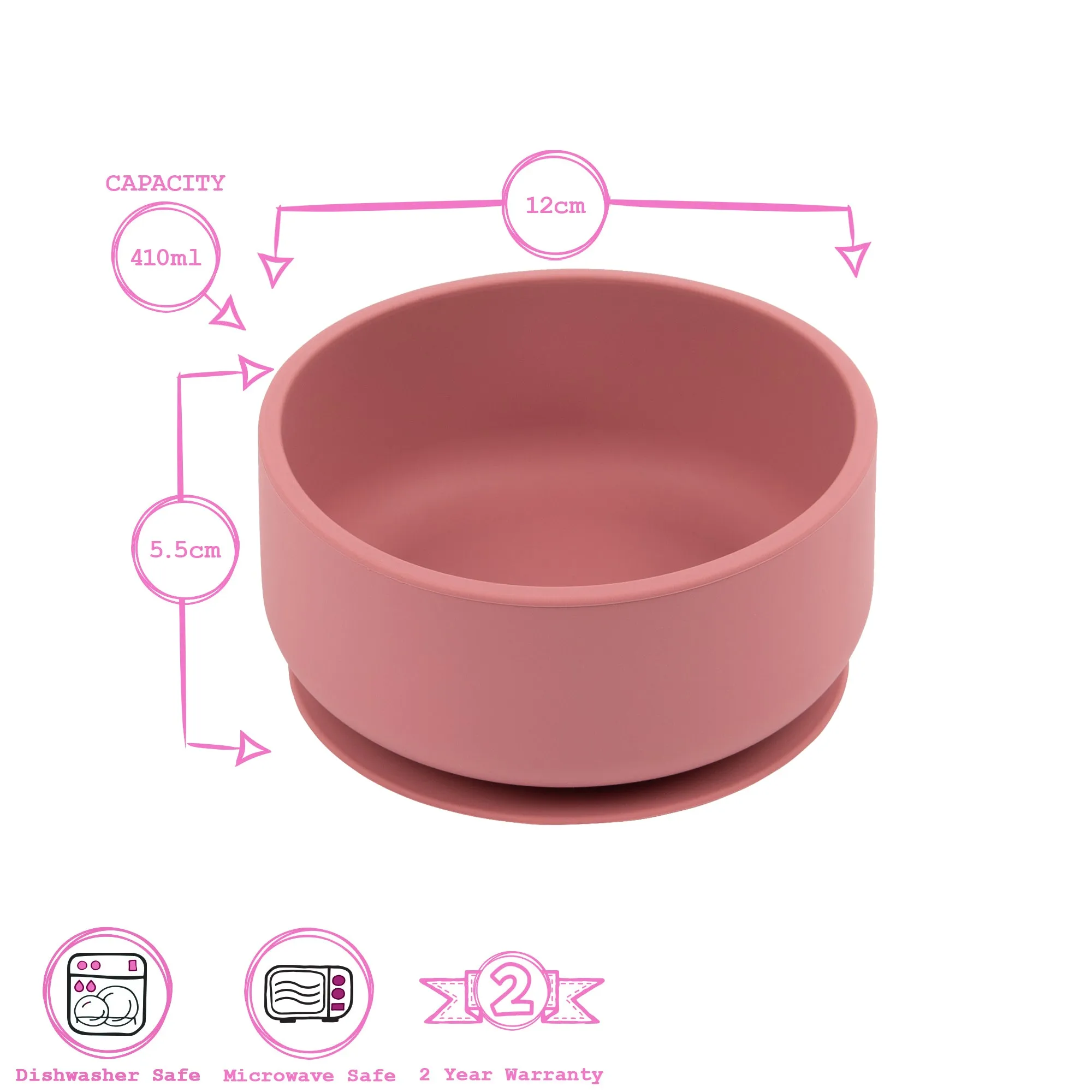 Silicone Baby and children's Suction Bowl