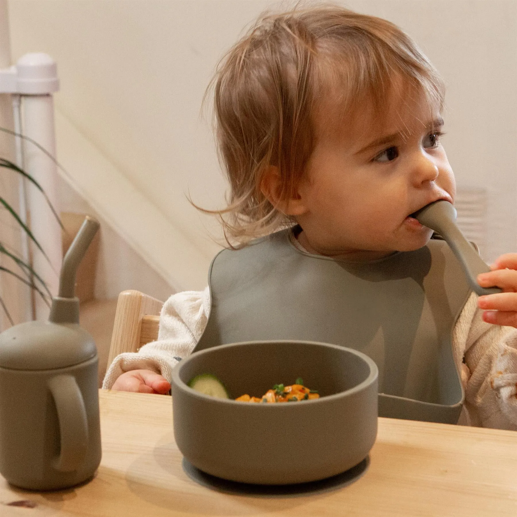 Silicone Baby Suction Bowl with Lid - By Tiny Dining