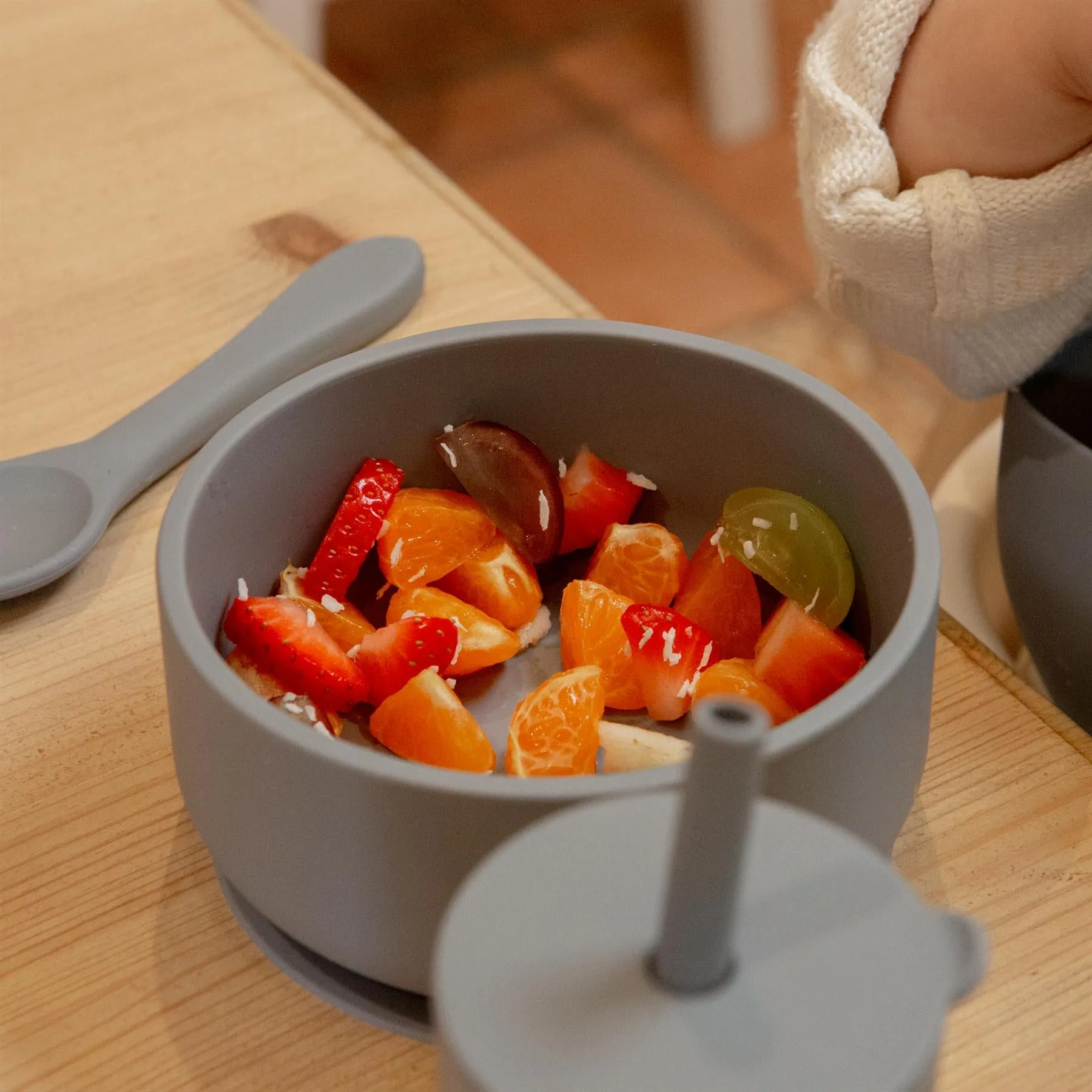 Silicone Baby Suction Bowl with Lid - By Tiny Dining