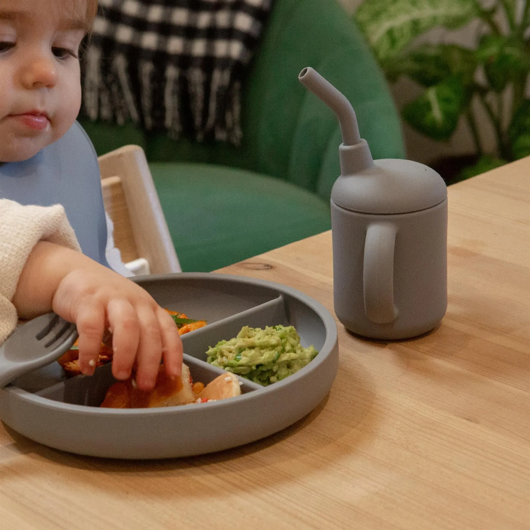 Silicone Divided Baby Suction Plate - By Tiny Dining