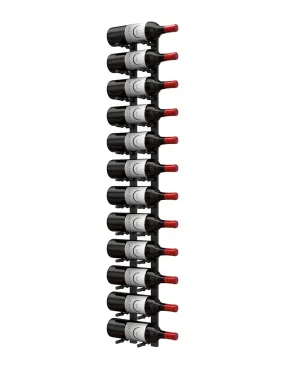 Ultra Wine Racks HZ Wall Rails - 4FT Metal Wine Racks (12 to 36 Bottles)