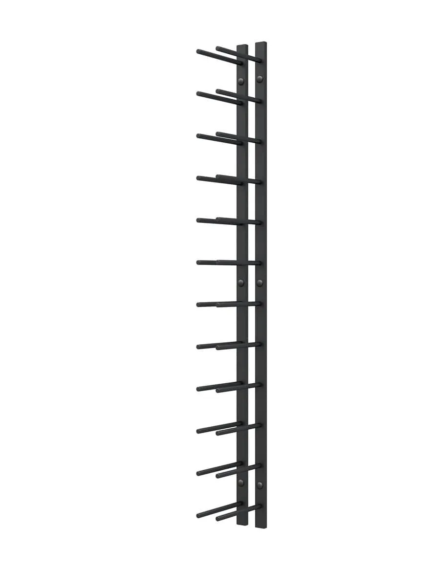 Ultra Wine Racks Straight Wall Rails - 4FT Metal Wine Racks (12 Bottles)