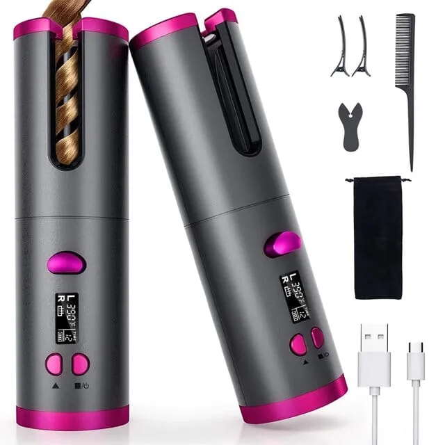 Unbound Cordless Automatic Hair Curler