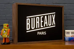 Walnut Light Box - Upload your own design!