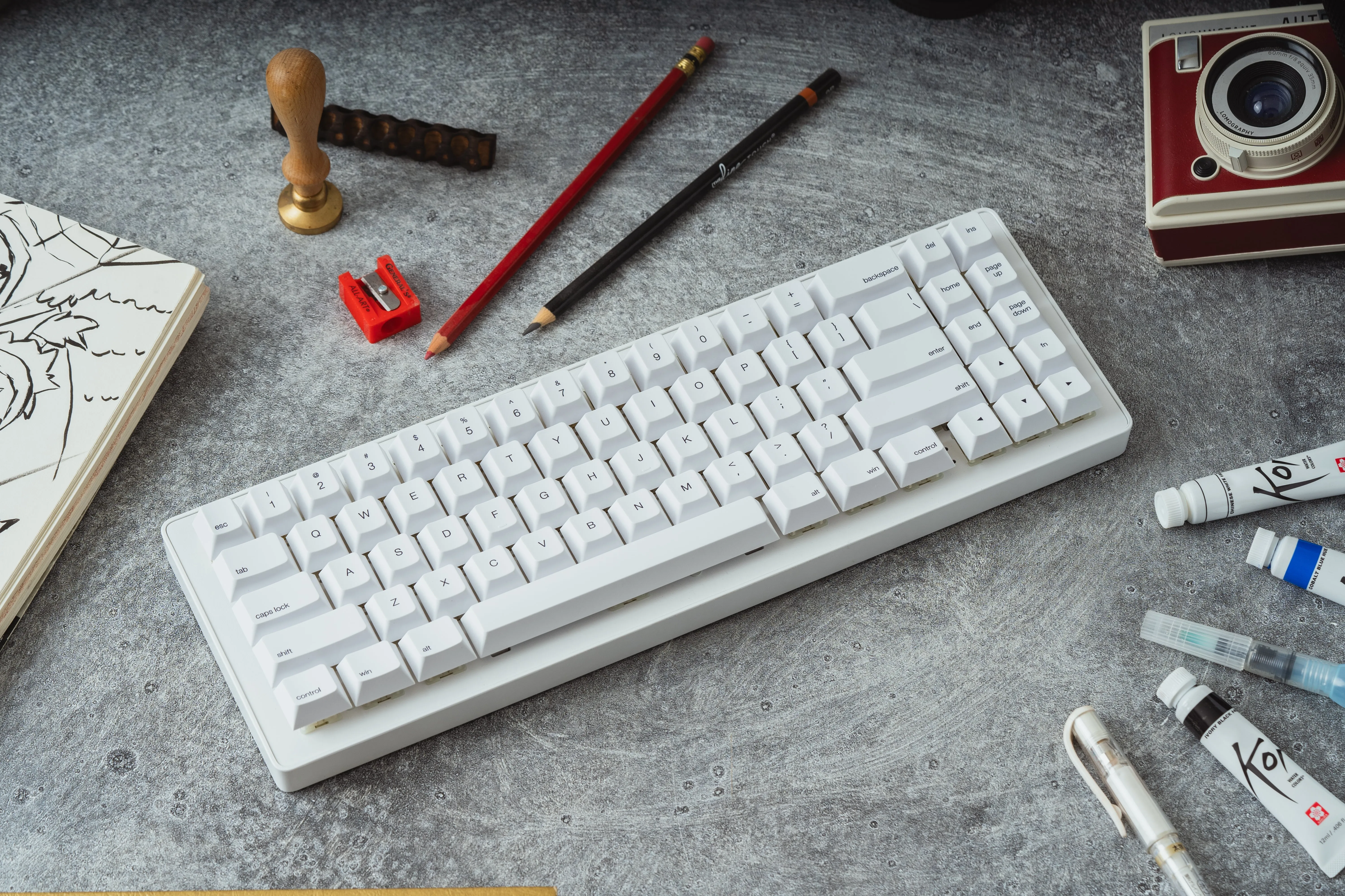 WhiteFox Eclipse Mechanical Keyboard Pre-built Kit