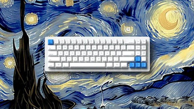 WhiteFox Eclipse Mechanical Keyboard Pre-built Kit