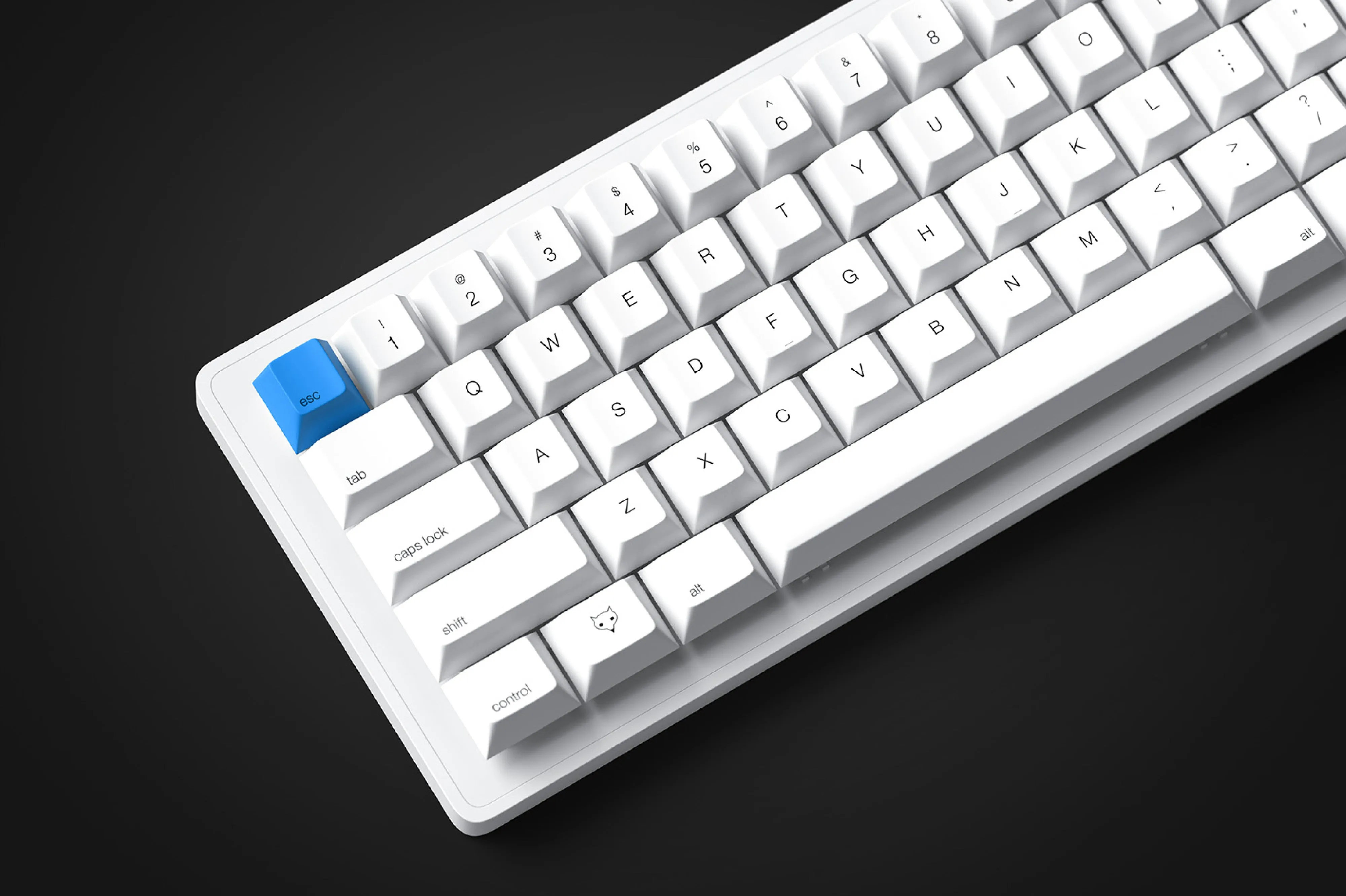 WhiteFox Eclipse Mechanical Keyboard Pre-built Kit